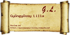 Gyöngyössy Lilla névjegykártya