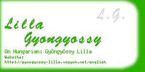 lilla gyongyossy business card